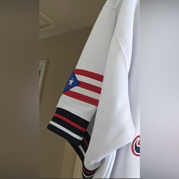 Very rare XL FUBU Embroidery Puerto Rico Flag Baseball Jersey. - Picture 4 of 4